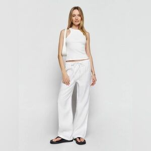 Reformation Olina petite linen pants - size s